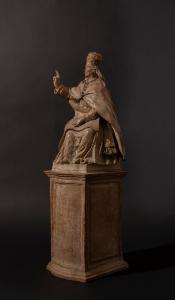 Benedetto Sarti Rodoloni, Papst Clemens XIV, vorbereitendes Terrakottamodell.